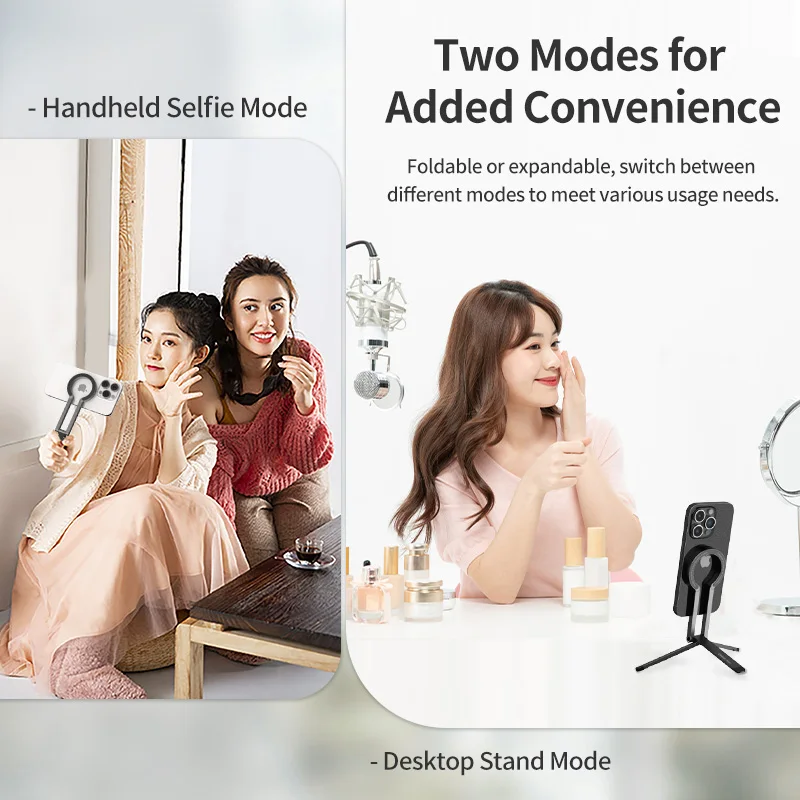 Ulanzi MA29 MagSafe Magnetic Phone Stand Foldable Phone Holder Stand for iPhone 15 14 13 12 Mini Pro Pro Max