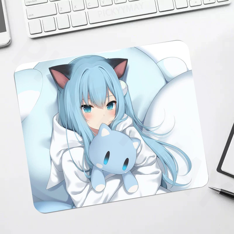 

Small Cute Locking Edge Mouse Mats Sexy Girl Natural Rubber Mouse Pad Waterproof Mousepads Gamer Mousepad Desk Pads Keyboard Mat