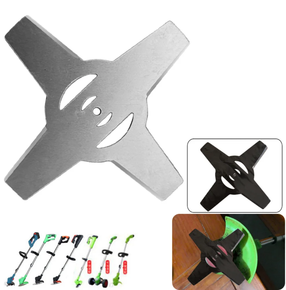 Universal 150mm Metal Grass String Trimmer Brushcutter Head Blades 3/4T For Electric Lawn Mower Lawnmower Parts Tool Accessorie