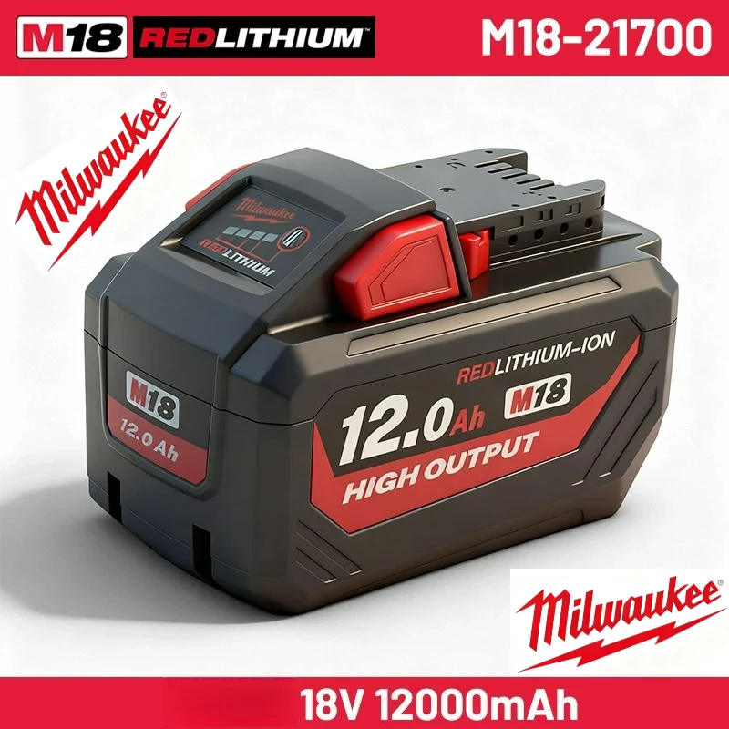 

100% Full Capacity Guaranteed Milwaukee M18 FB12 Battery 18V XC High Capacity Li-ion Battery For All M18 System Power Tools