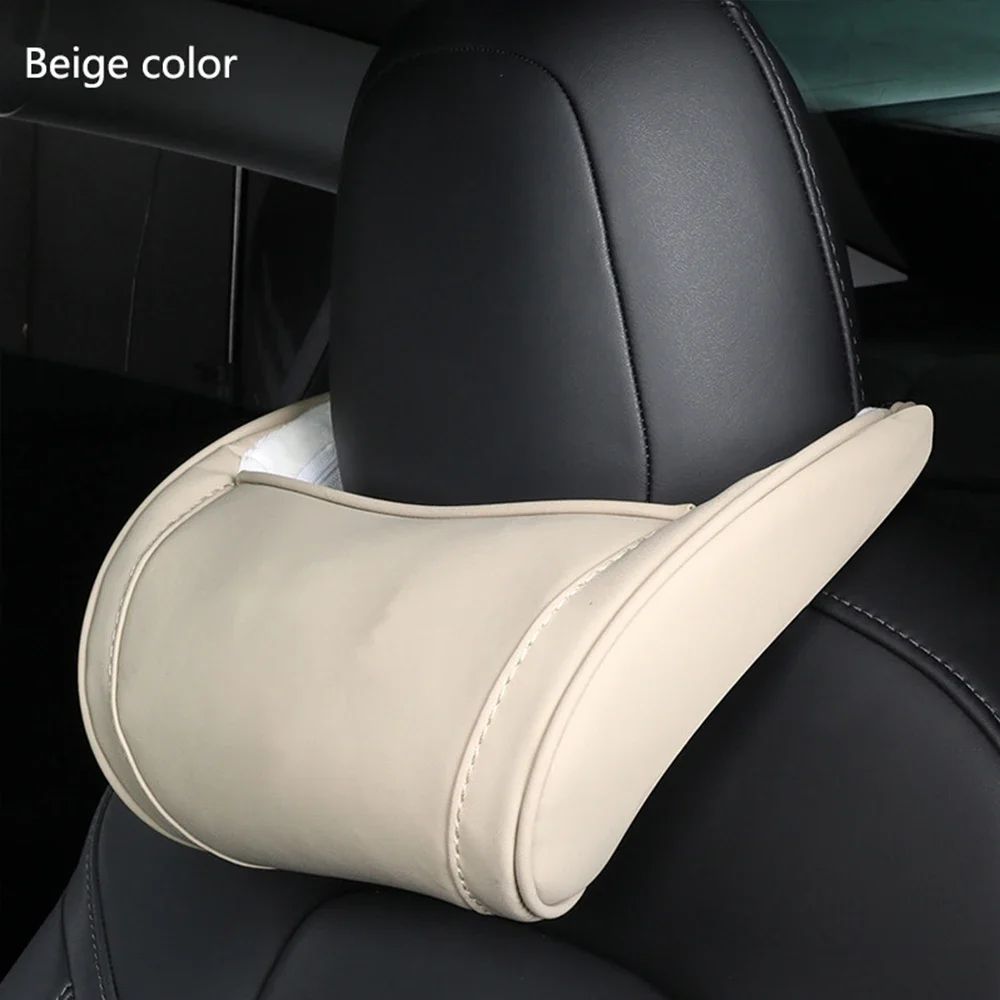 For Tesla Model 3 Y X S Neck Pillow Headrest Pillow Automobile Seat Neck Rest Auto Seat Head Support Pillow Model Y Accessories image 3