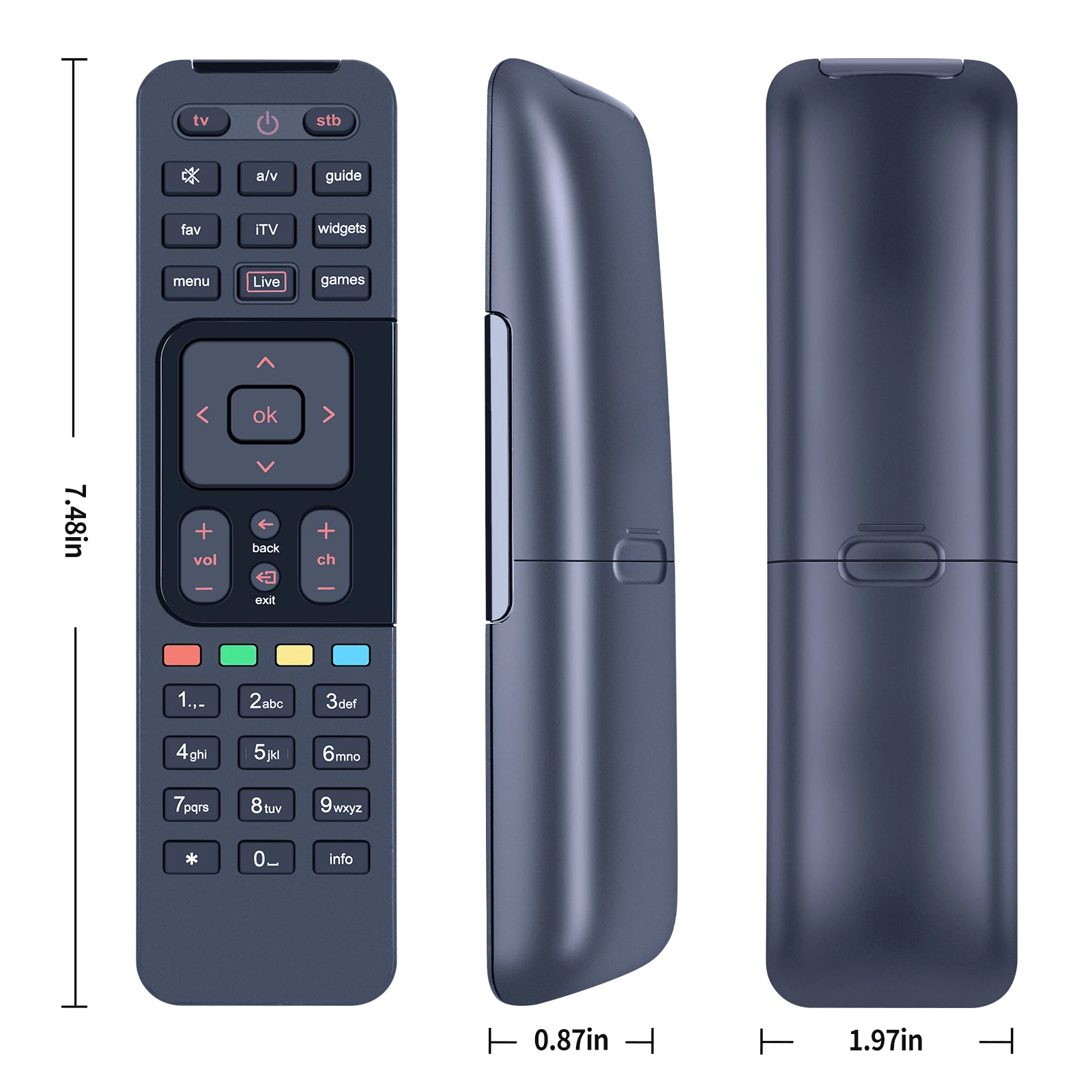 กล่องทีวีตั้งด้านบน RC2263806รีโมทคอนโทรล/03สำหรับ airtel DTH