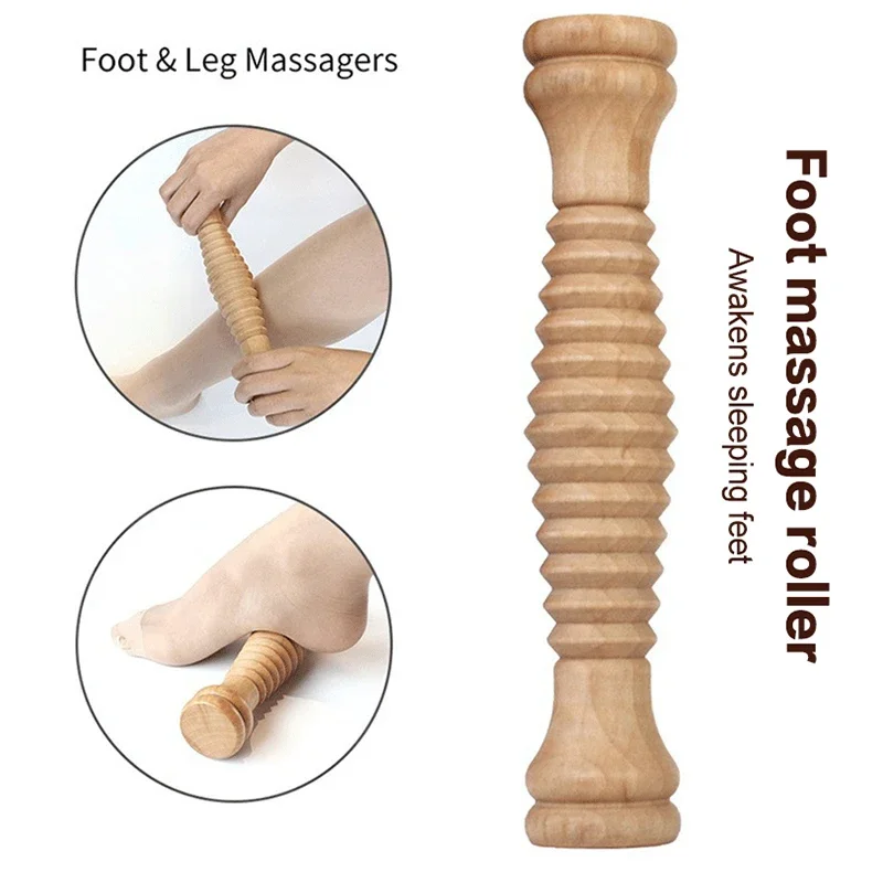 Wooden Mushroom Shape Manual Massage Tool For Full Body Anti-Cellulite Therapy Lymphatic Drainage Massage Aid
