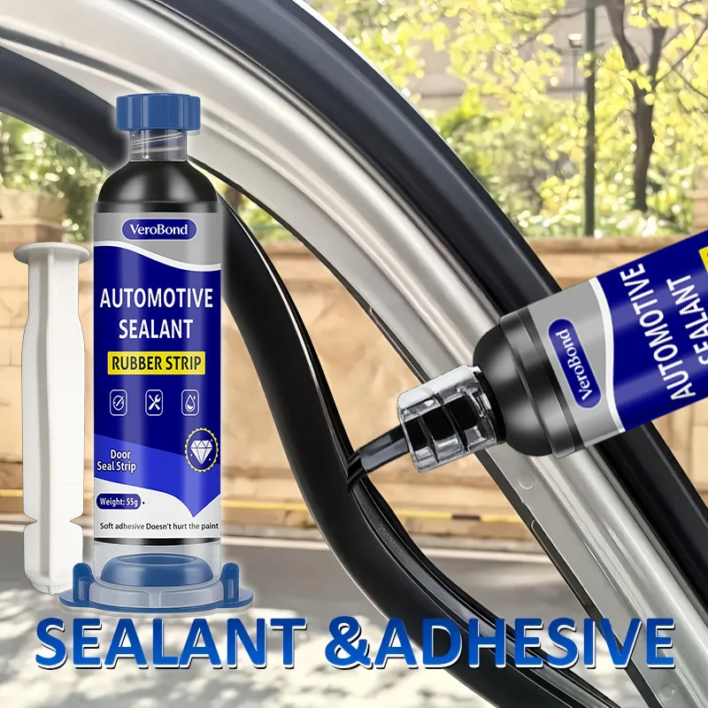 10-Minute Quick-Drying Sealant Silicone Sealant Multi-Purpose Sealant - Waterproof Emergency Repair for Car Doors/Roofs/Wires/Metal/Plastic/Rubber/Quick Repair and Use/Shoe Repair/Sole Repair High Temperature Resistant Gasket Sealant