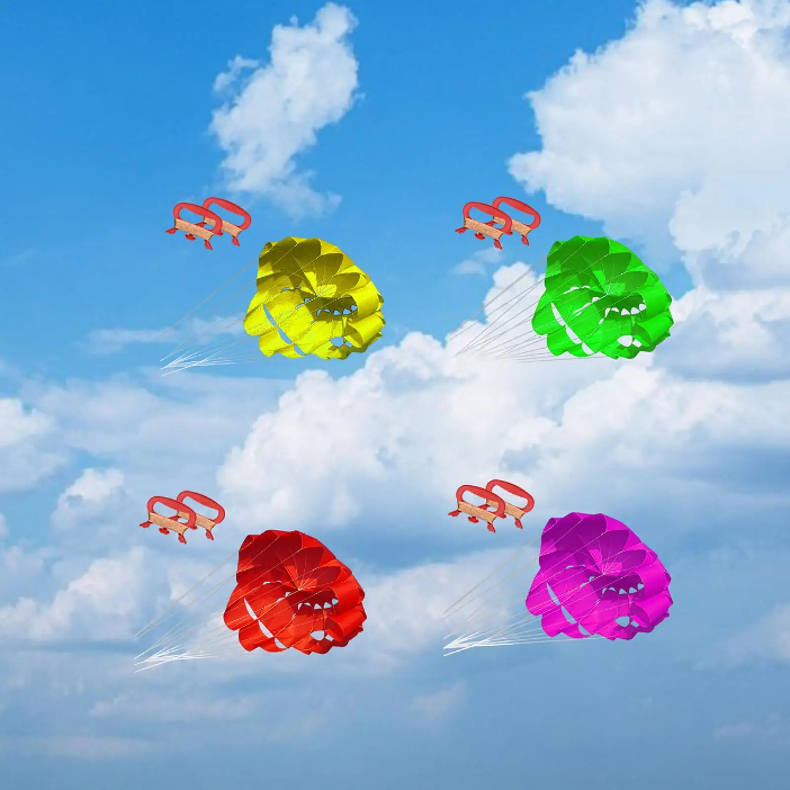 Zachte parapluvlieger Strandvlieger Sportspel Professionele 2-lijns vlieger Gemakkelijk te vliegen