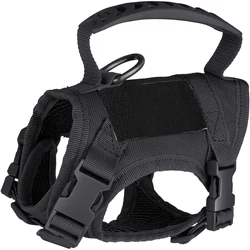 600D Cat Tactical Vest Pet Chest Strap Vest Type Puppy Cat Training Clothing Small Dog Vest