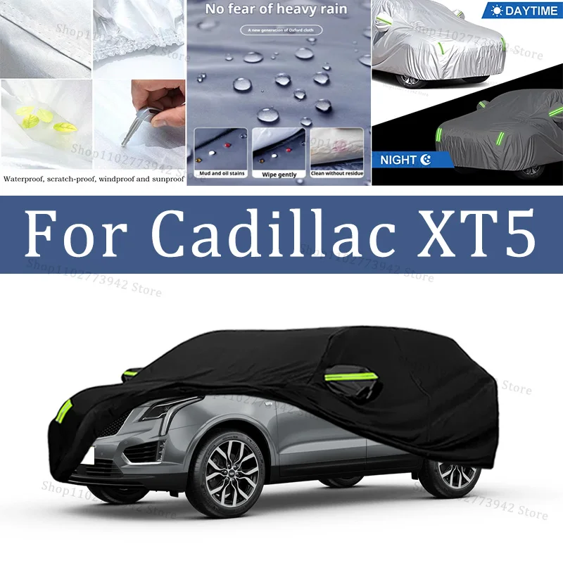 

For Cadillac XT5 Car Cover Protection Sunscreen Heat Insulation Dust Resistant Scratch Car Exterior Accessories