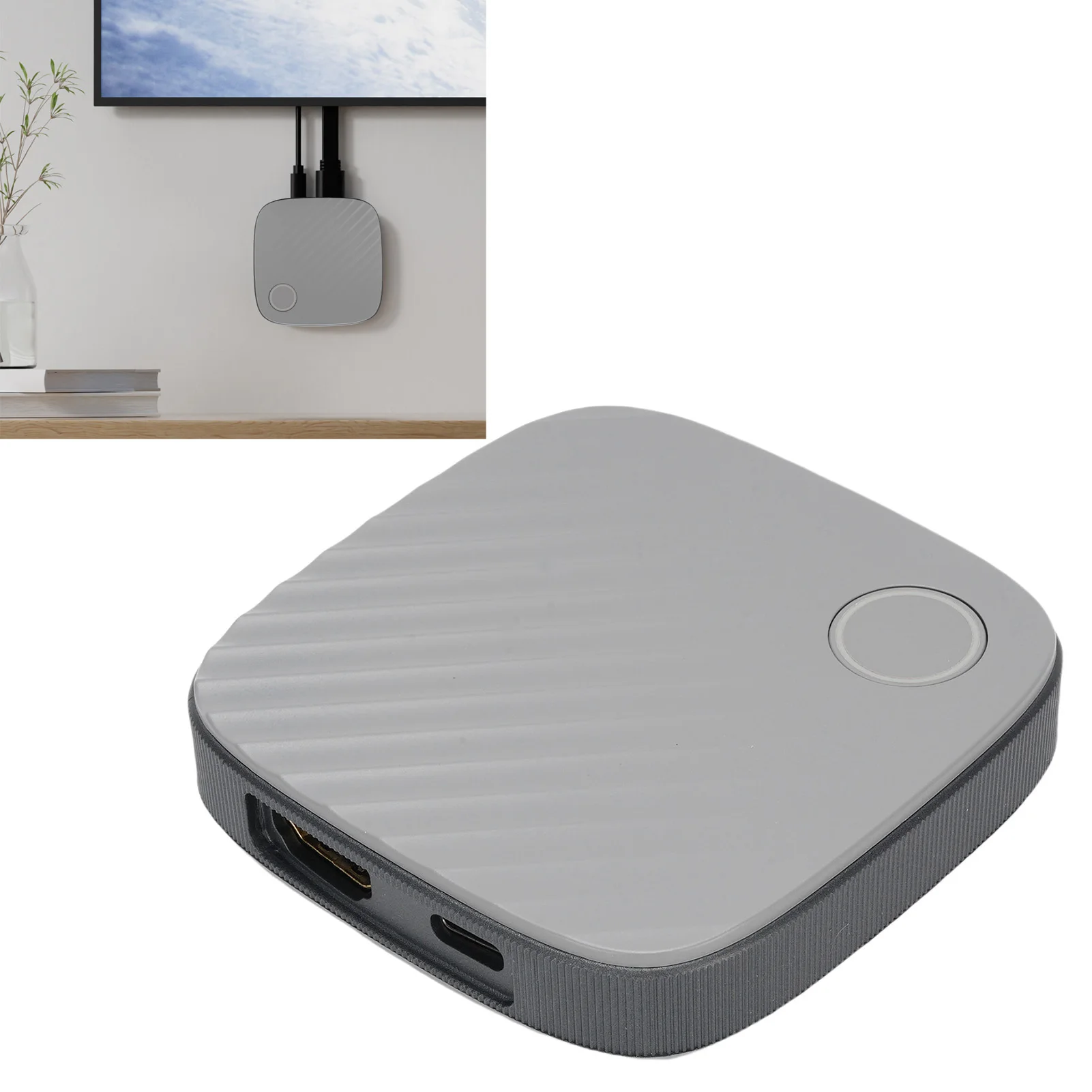 عرض لاسلكي النسخ المتطابق محول نوع C محول العرض اللاسلكي 2.4G 5G هوائي 50 متر مسافة دعم 4K لغرفة الاجتماعات