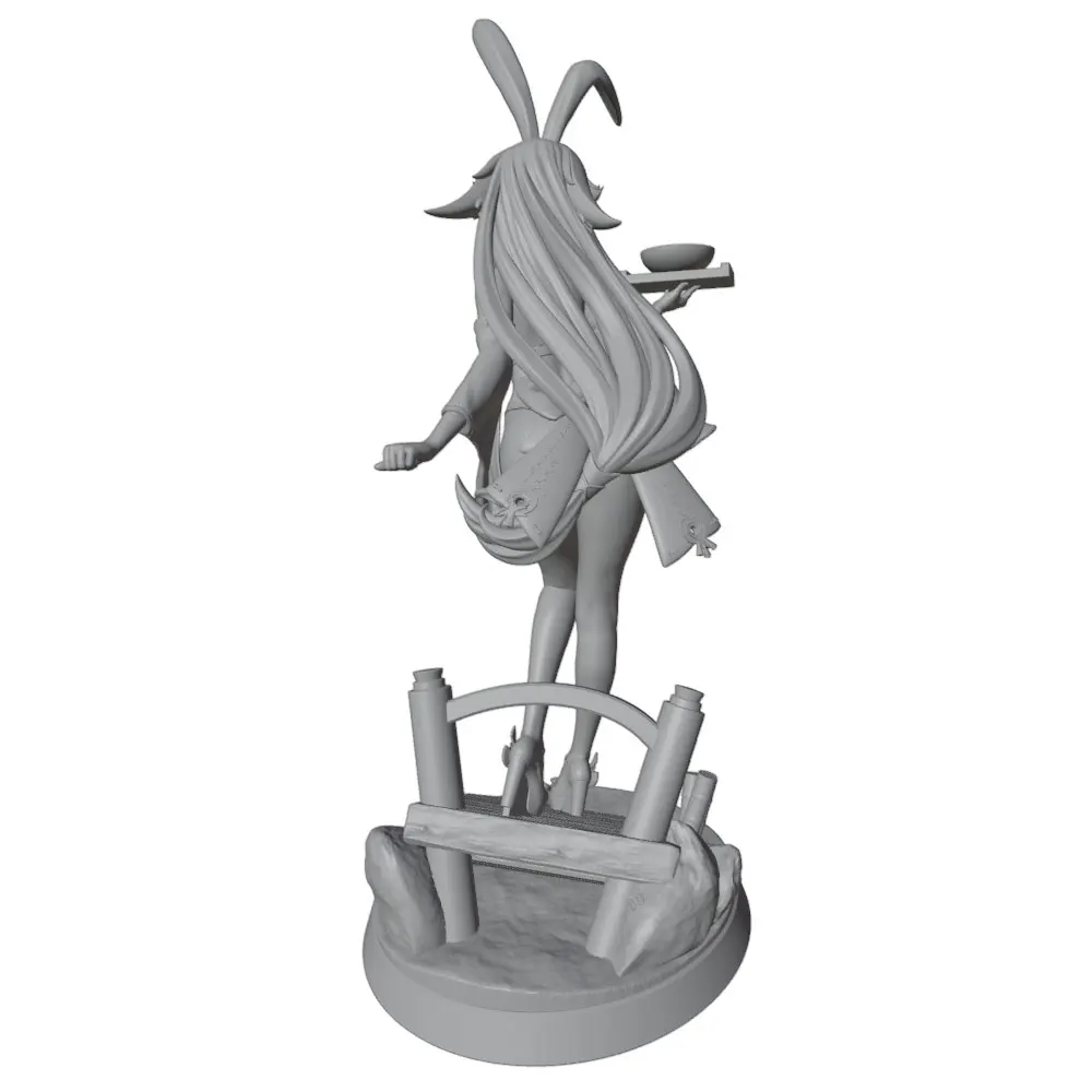 Miniatura GK de personaje anime – Figura escala 1/24 sin pintar - imagen 4