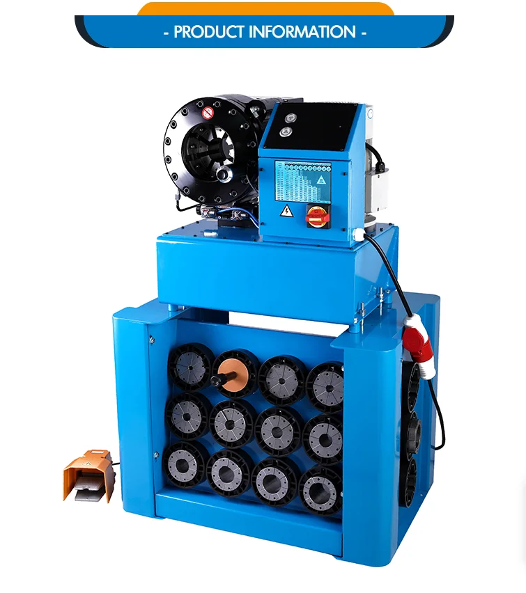 تركيبات خرطوم أوتوماتيكية آلة المكشكش أداة تجعيد الأنابيب ذات الضغط العالي للسباكة وأنظمة هوائية #4