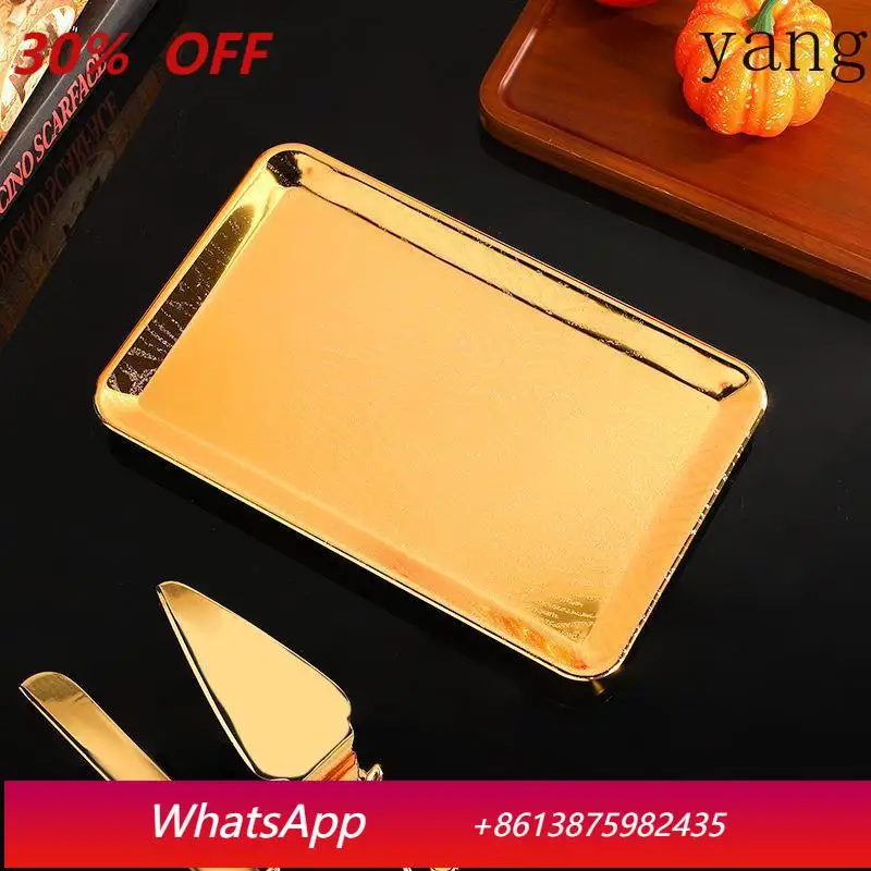 

CX high-end household fruit plate hotel KTV metal fruit plate pastry plate