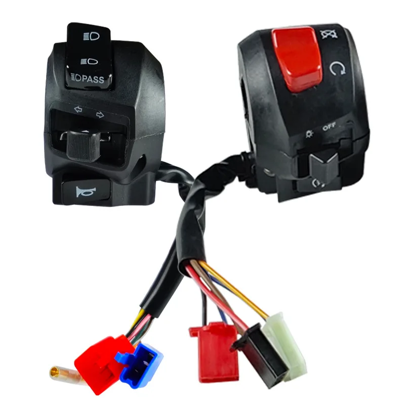 

Универсальный комбинированный переключатель сиденья на руле мотоцикла, кнопка контроллера переключателя сиденья на руле для Yamaha Old Wave