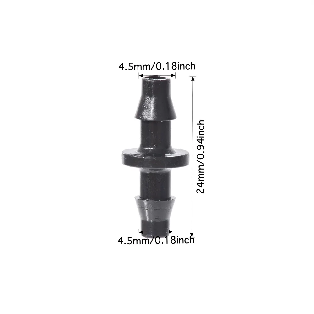 Abrazadera de reparación de manguera de plástico, accesorio de riego roscado Universal para sistemas de invernadero, agricultura y jardín, 50/100 Uds., 4/7