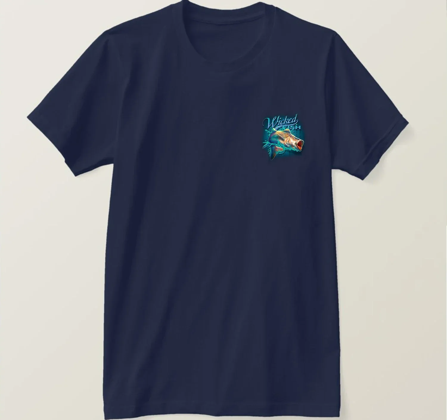 

Fashion Striped Bass Fishing Fisherman Angler Gift T Shirt. High Quality Cotton, Breathable Top, Loose Casual Mens T-shirt S-3XL