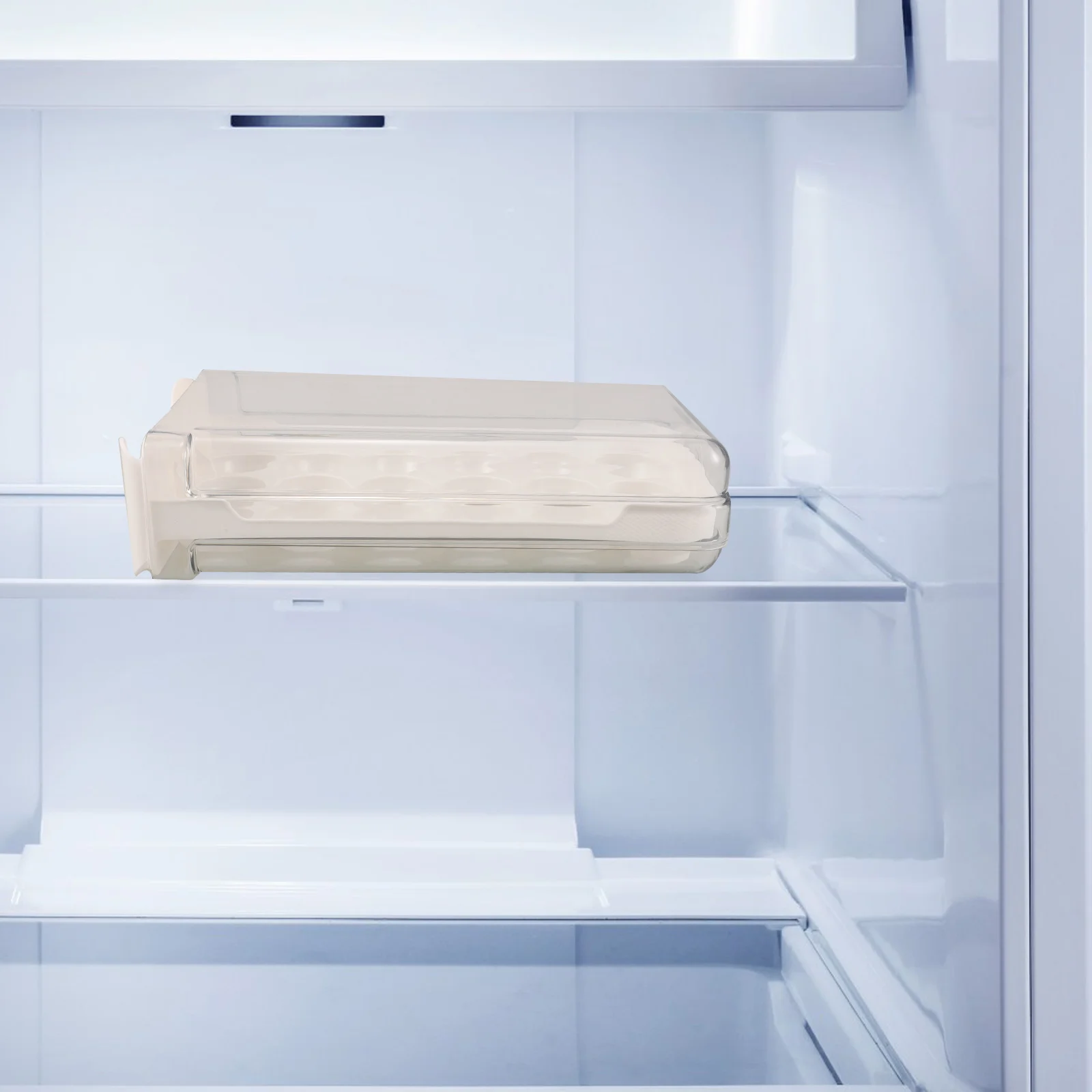 

Stackable Transparent Storage Drawer For Fridge Durable Space-Saving Egg Organizer Box Commercial Use Kitchen Restaurant Fridge