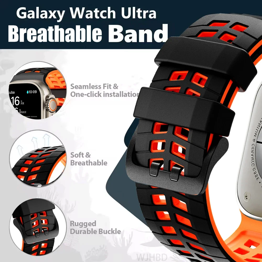 Silikon-Sportarmband für Apple Watch Band 49mm 46mm 45mm 44mm 42mm Correa Armband iWatch Series 11 10 9 8 7 6 5 SE3 Ultra 3 2 – Detail 34