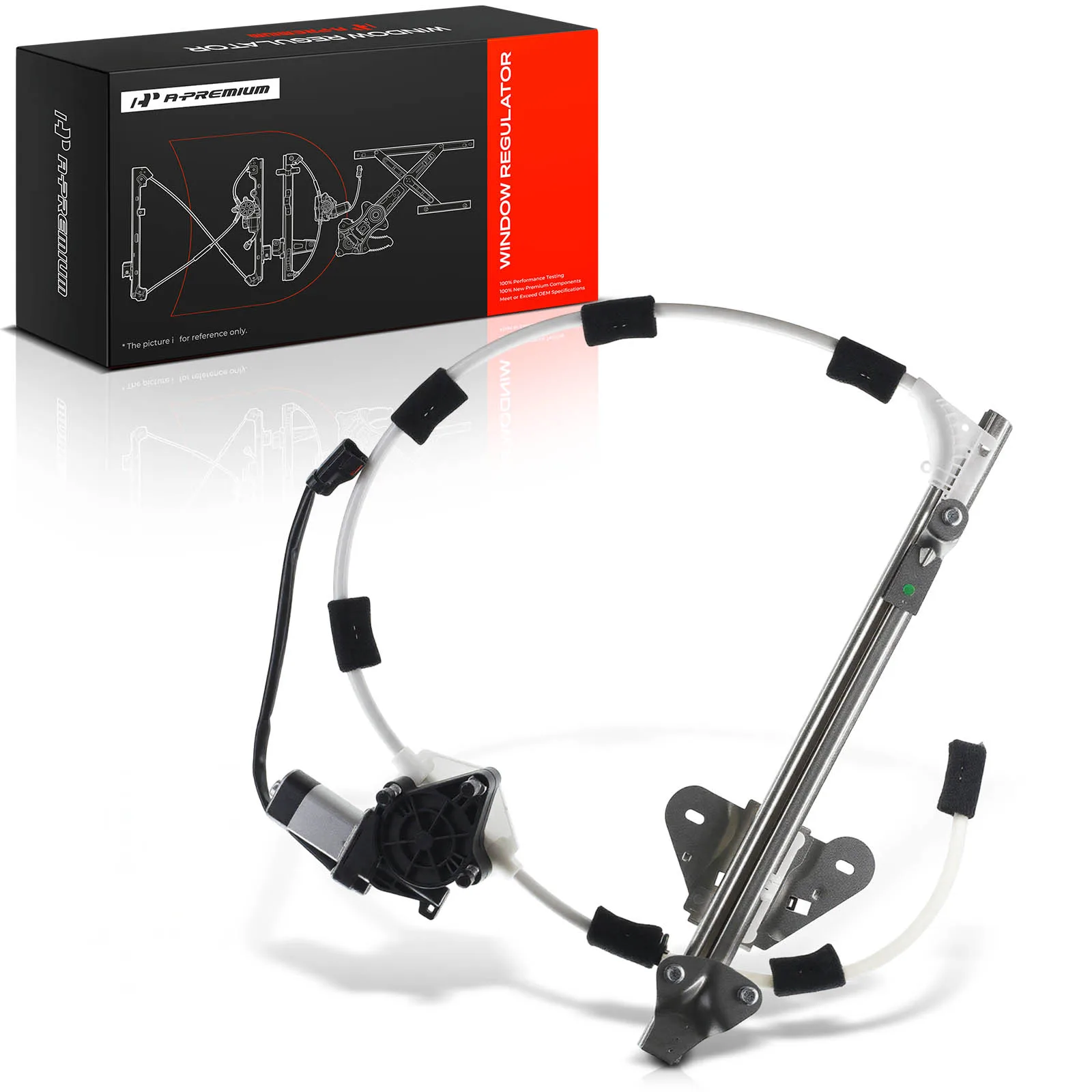 A-Premium Front Passenger Side Power Window Regulator with Motor for Jeep Cherokee 1997-2001