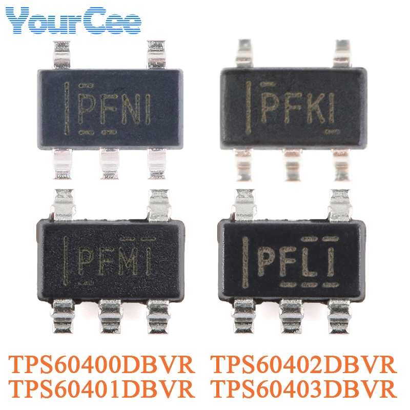 10pcs/2pcs TPS60403DBVR TPS60400DBVR TPS60403 TPS60403DBV 60403 TPS60400 SOT-23-5 60mA Charge Pump Voltage Inverter Chip IC