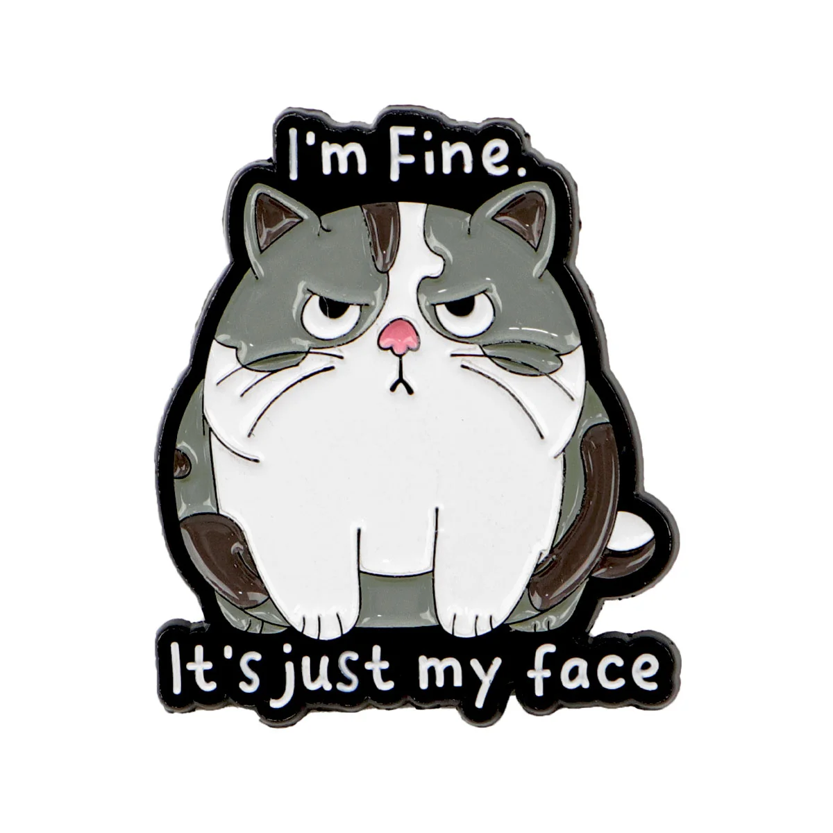 Lustige Zitate Emaille Pin Regenbogen Broschen für Frauen Katze Anstecknadel Rucksack Taschen Abzeichen Party Geschenke Kleidung Zubehör – Detail 9