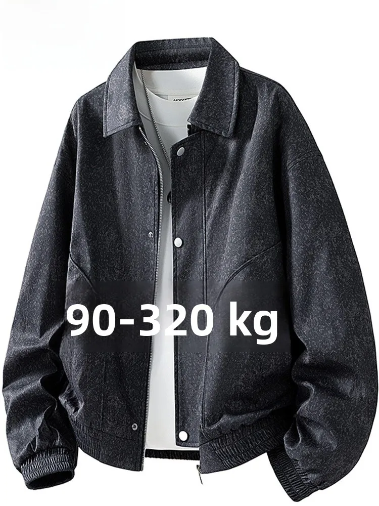 

Мужская куртка Mo Cha: модная, свободная, универсальная, в стиле ретро, с воротником, для весны и осени, из полиэфирного волокна