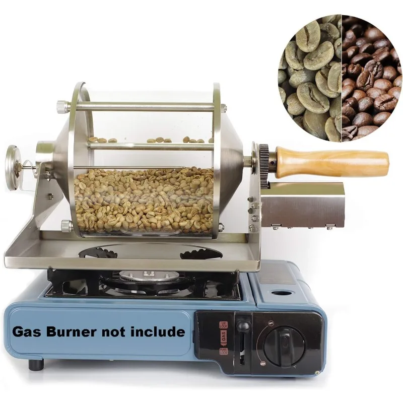 Coffee Roaster Gas Burner Coffee Roasting Machine Coffee Beans maker Peanut Roaster For Home Use