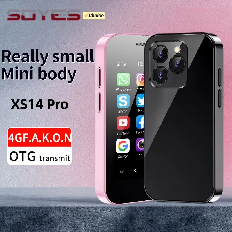 SOYES XS14 PRO 4G Mini Smartphone 3.0inches MTK 2GB RAM 16GB ROM Dual SIM Type-C BT4.0 LTE 5MP Camera 2000mAh Android CellPhone