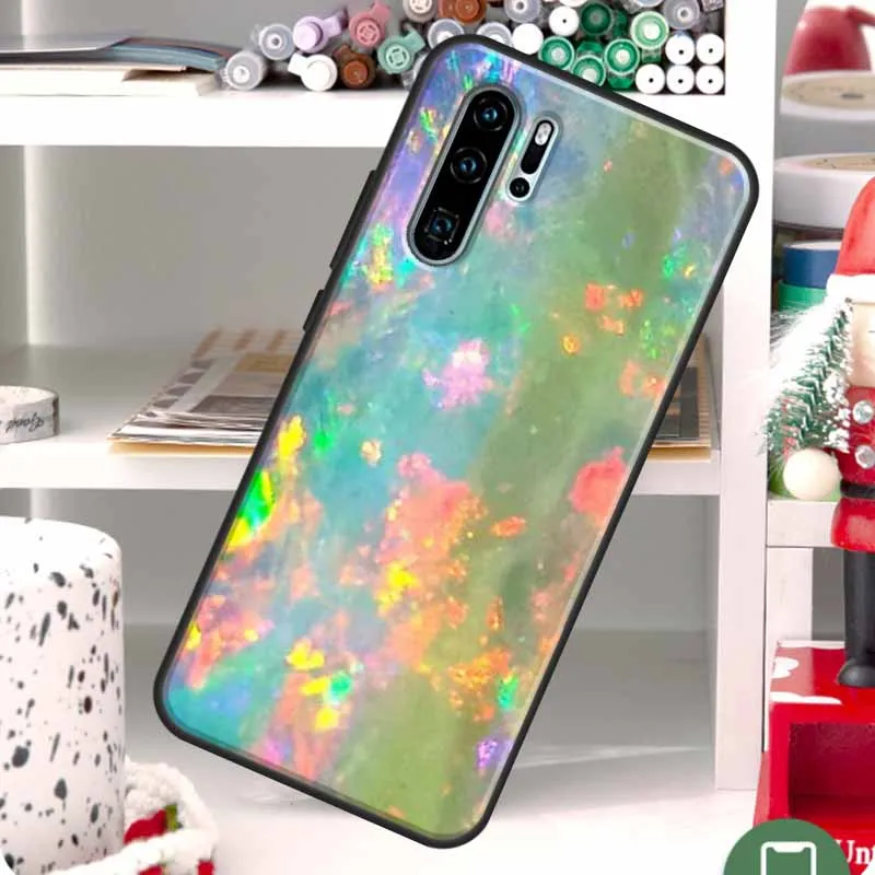 Opal Stone Iridescent Case For Huawei Nova 9 10 SE Y61 Y91 Y60 Y70 Y90 5T 7i 8i 11i 11 Pro P20 P30 P40 Lite Cover