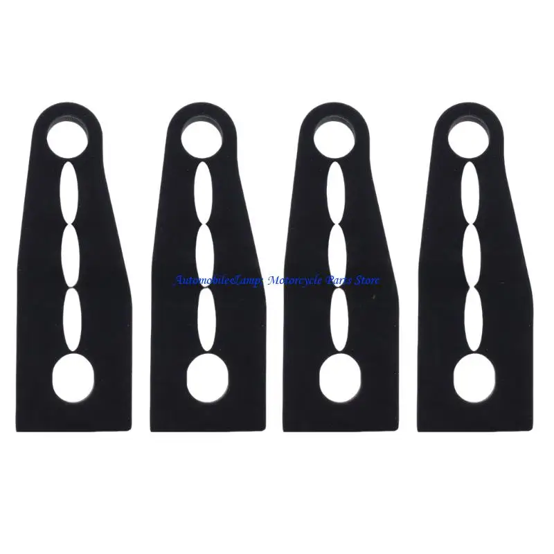 H7BD 4Pcs Auto Door Lock Silencers Pads Cushion High Elasticity Rubber Buffer Protector Prevents Metal Wear And Vibration