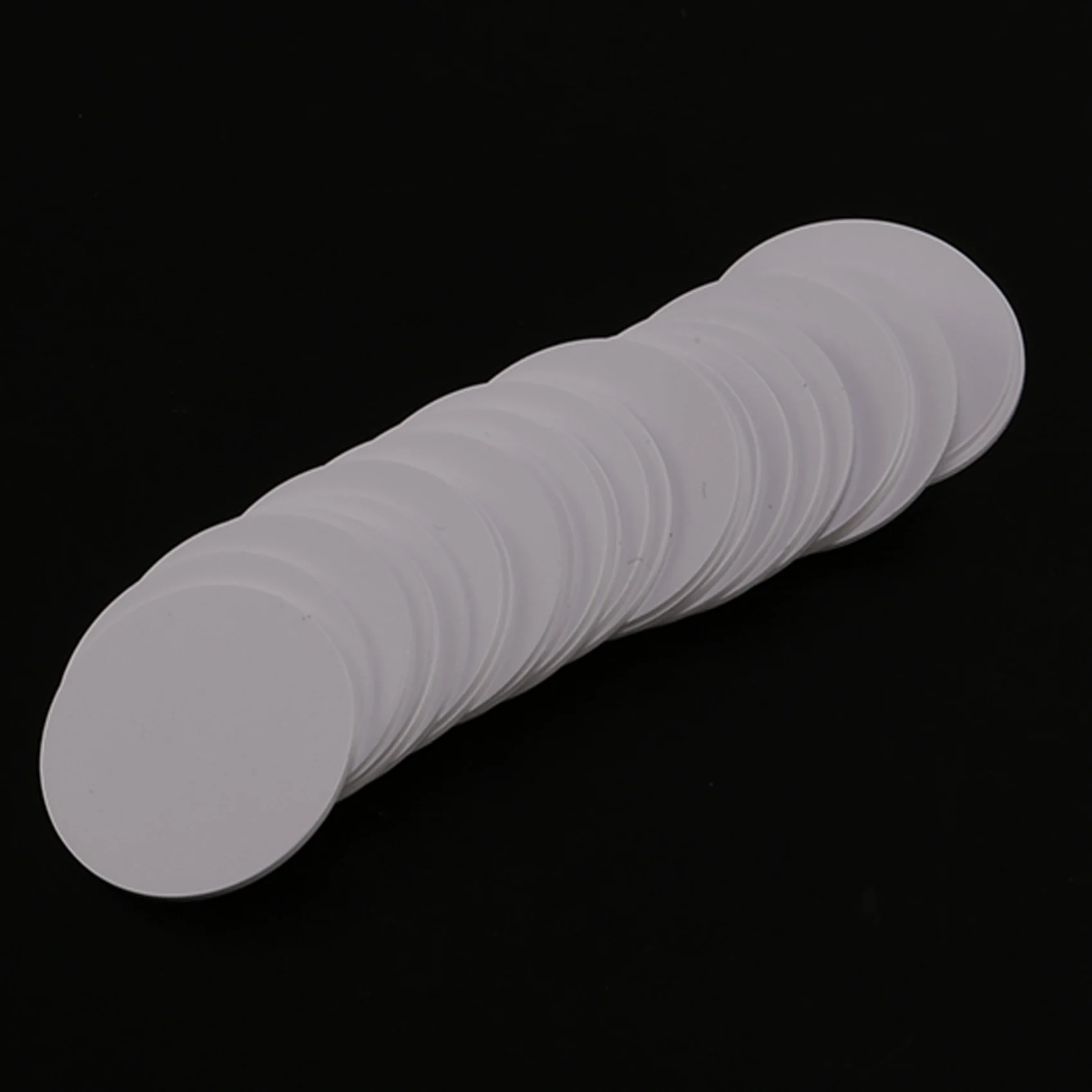 ABGI-25 pezzi per etichette NFC Ntag215, adesivo chip 25 mm, 504 byte, funziona con Tagmo per Amiibo + custodie protettive in scatola di plastica da 25 pezzi