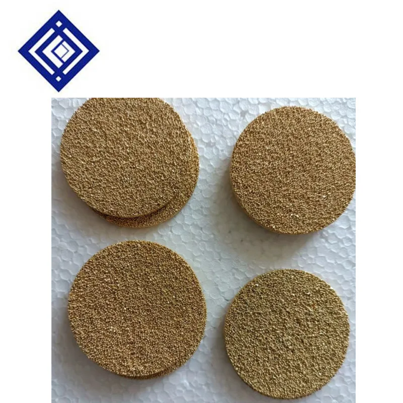 Imagem -03 - Cobre Sinterizado Filtros de ar Filtros de Silenciador Bronze Sinterizado Filtros Metalurgia pó Sinterizado Cobre 50 Pcs pó de