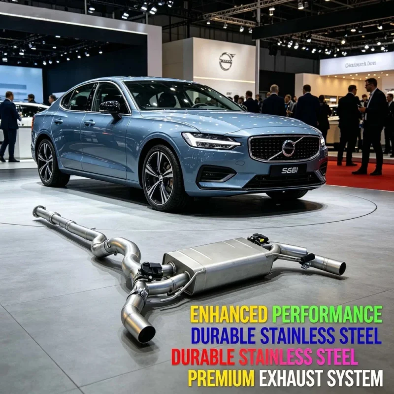 

Factory Ships Stainless Steel Valvetronic Exhaust for Volvo S60 2.0T T4/T5 2018-2021 Exhaust Pipes Muffler Modified Car Acoustic
