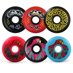 90A 85A 83A Inline Roller Skates Wheels, 72 76 80 mm Skating Tires, Slide Slalom Brake FSK Roller, Urban Street Skating Wheels