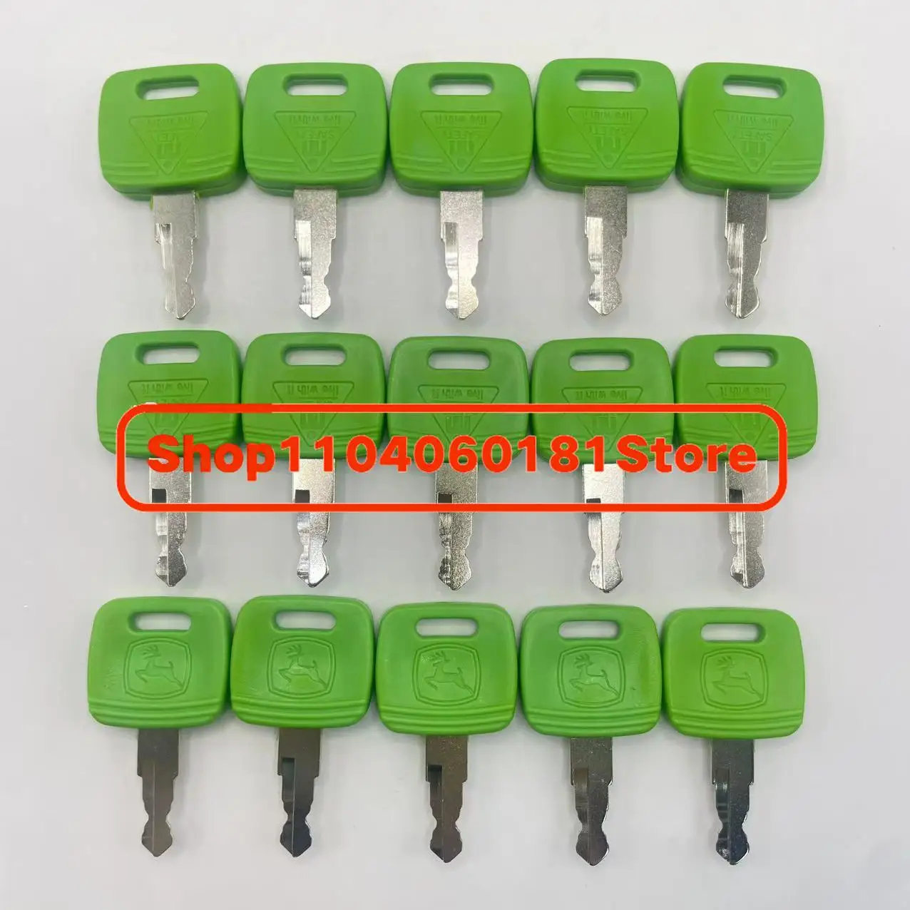100PCS For John Dee Tractor Ignition Keys OEM RE183935 RE43492 RE71557 Models 6010 6110 6210 6310 6410 6510 6610 6810 6910