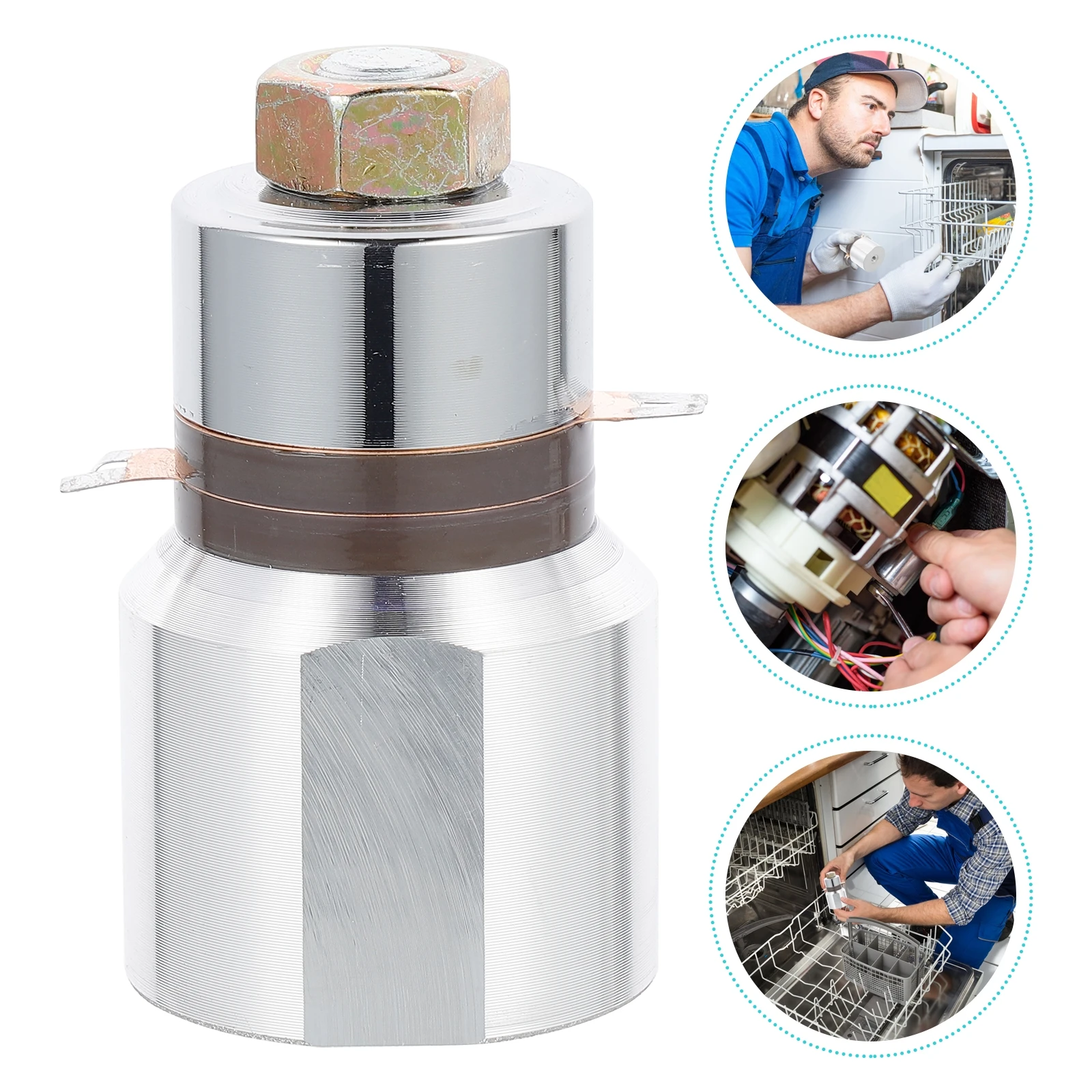 

Ultrasonic Transducer Piezoelectric Stain Removal Dishwasher Replacement Stainless Steel Accessory 28KHZ High Efficiency Lab