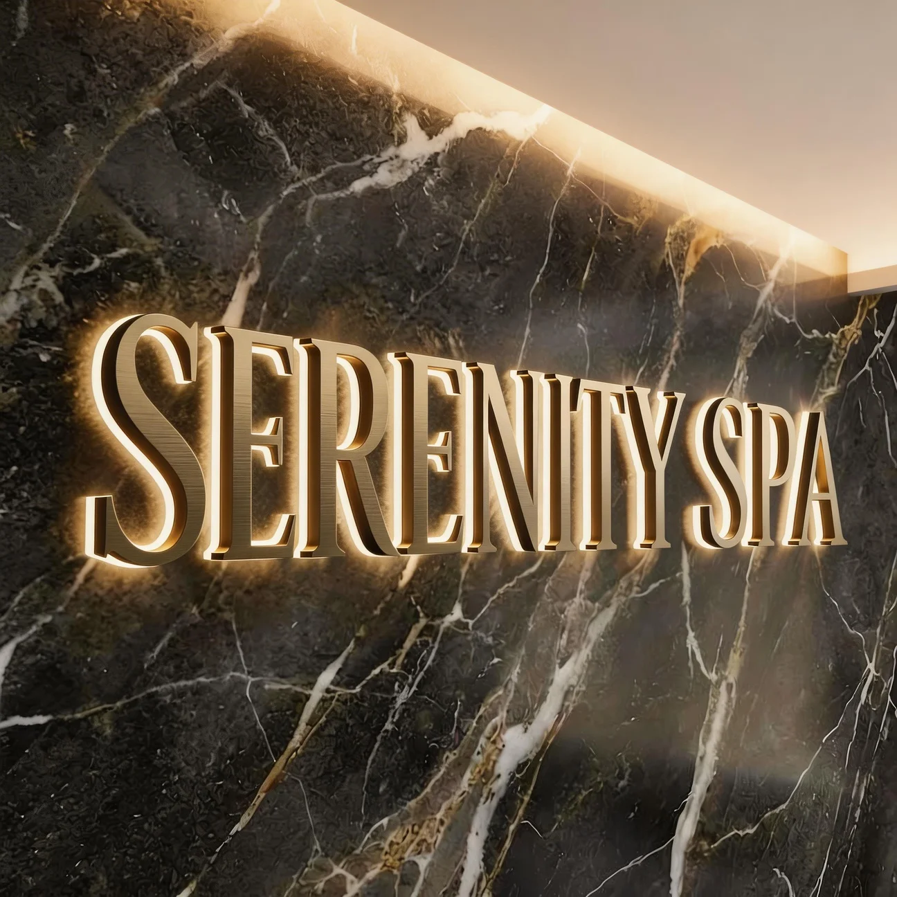 Custom Waterproof 3D Metal Acrylic LED Luminous Letter Sign Massage Therapy Spa Business Logo Outdoor Storefront Door Signage - view 2