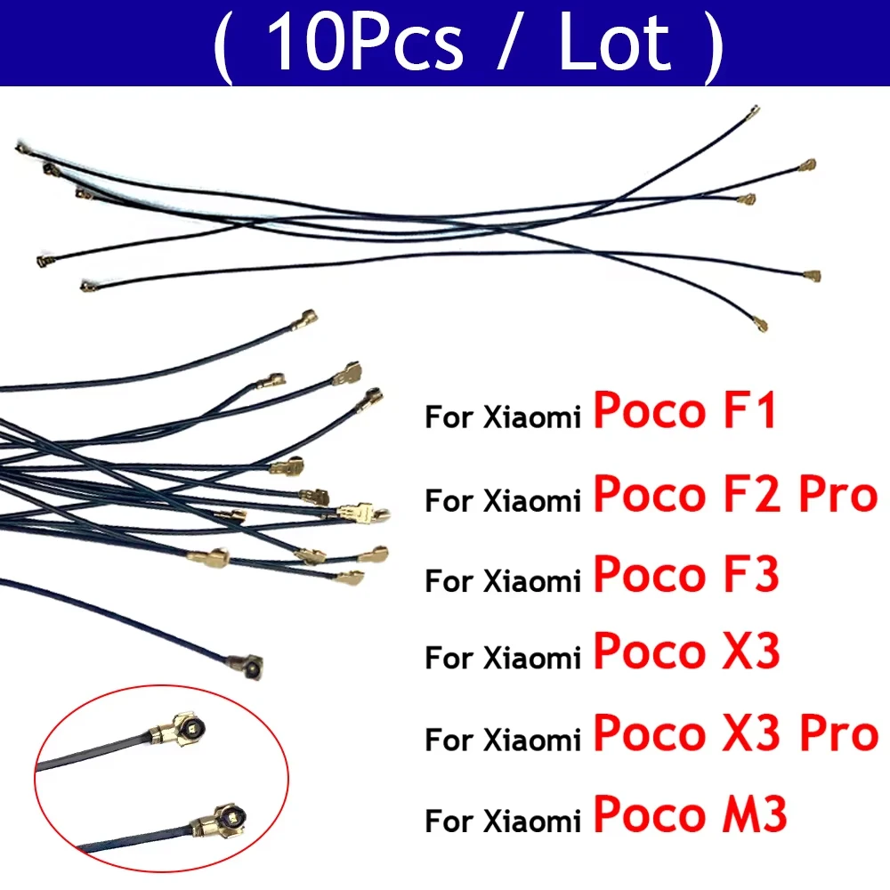 10Pcs/Lot, Antenna Signal Wifi Aerial Flex Cable Ribbon For Xiaomi Poco F1 F2 Pro F3 X3 Pro NFC M3