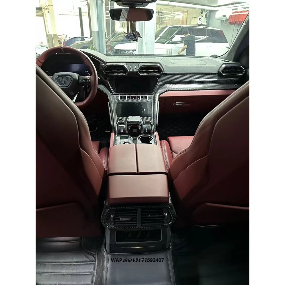 For Urus (2018-2024) Carbon Fiber Interior Modifications Carbon Fiber Overlay for Dashboard Panels