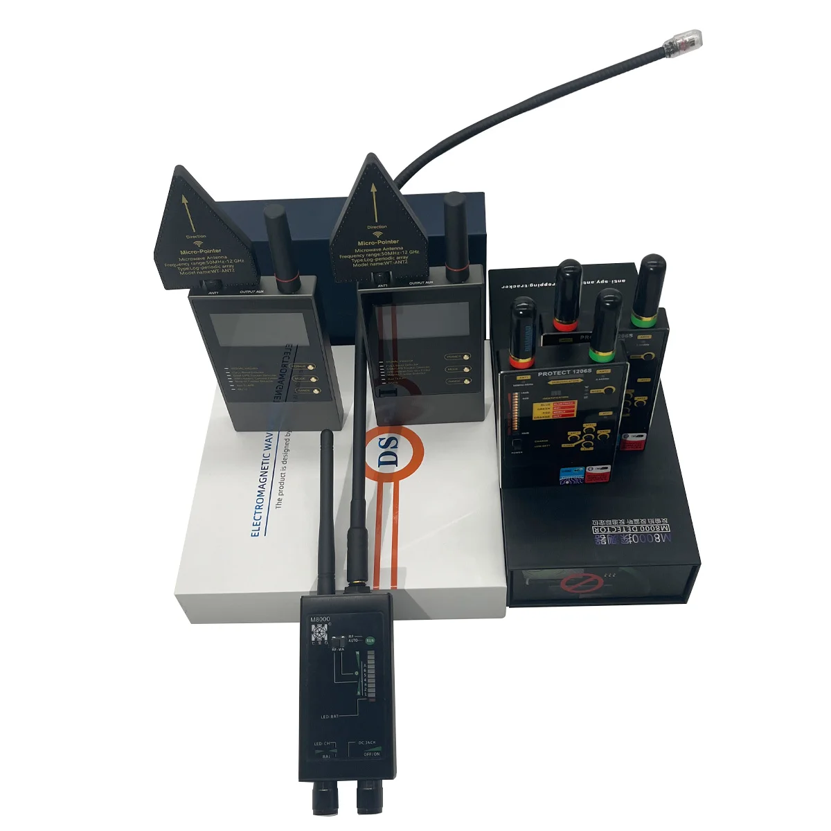 

1206 AI Signal Detector Anti-Eavesdropping Device Hidden Camera Finder GPS Tracker Detector RF Signal Scanner anti spy gadgets