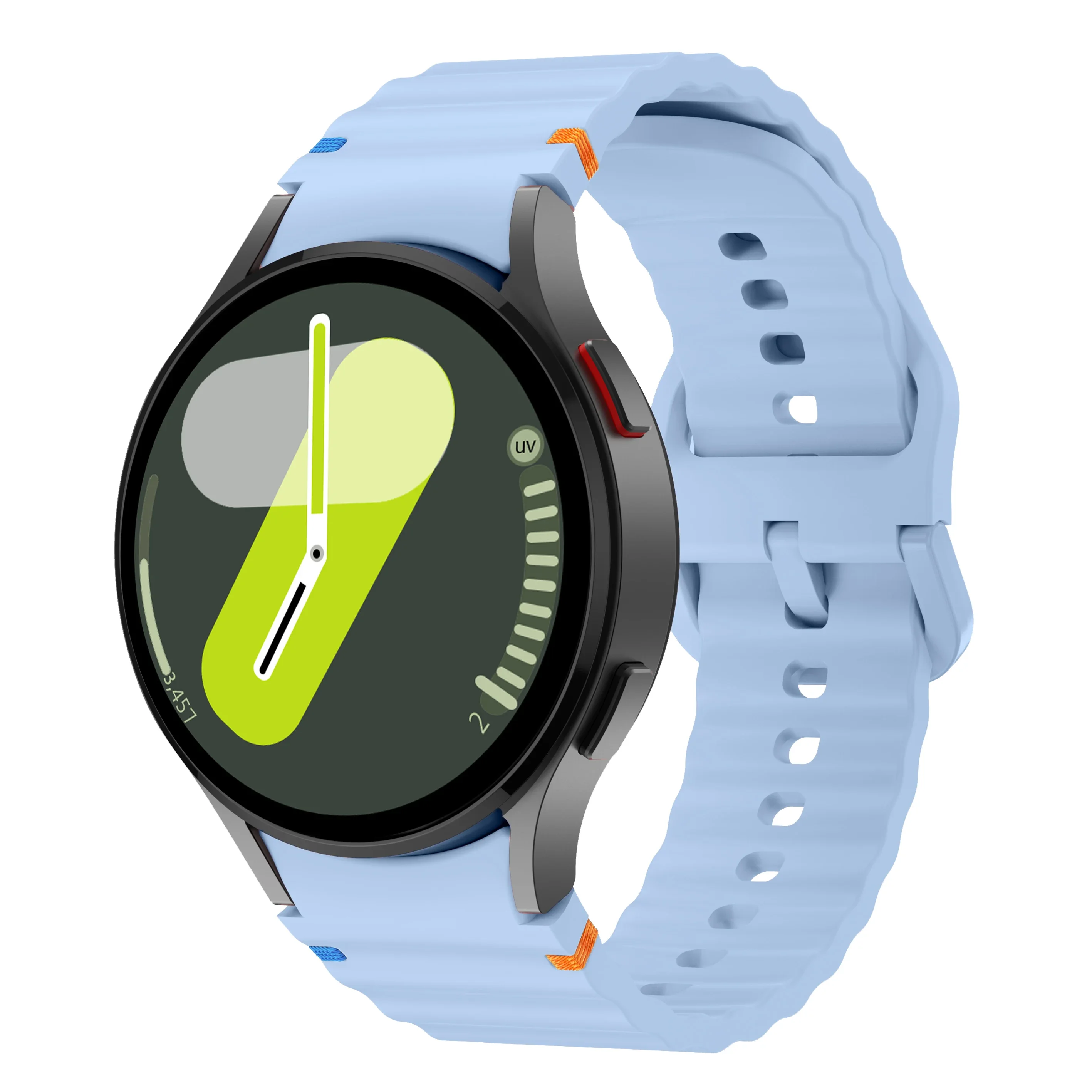 Original Silikon Sport armband für Samsung Galaxy Uhr 7 6 4 5 Pro 40mm 45mm Armband Galaxy Watch 4 6 klassische 43mm 44mm Band