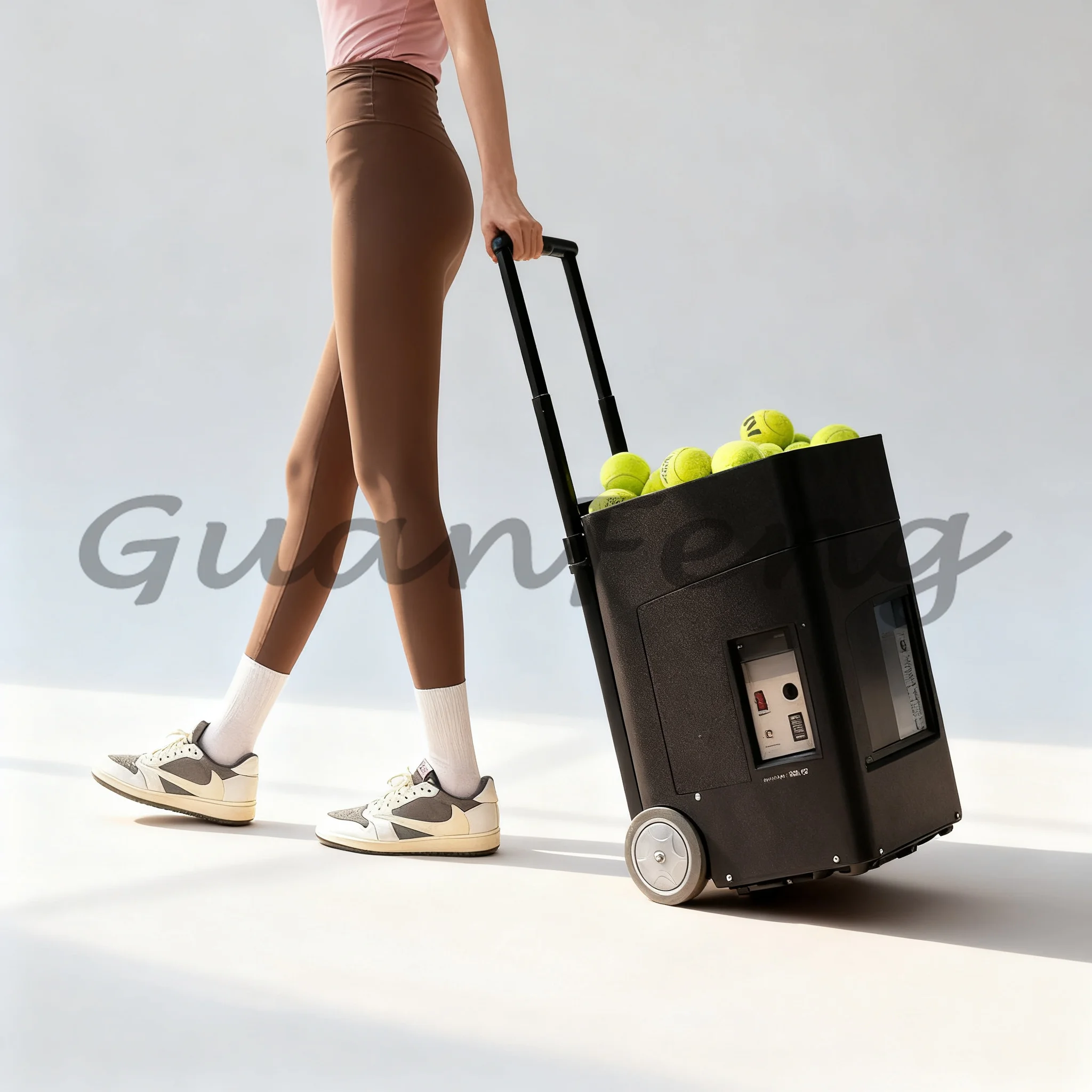 JT-S2 Beginner Tennis Automatic Feeding Trainer APP Remote Control Tennis Practice Machine