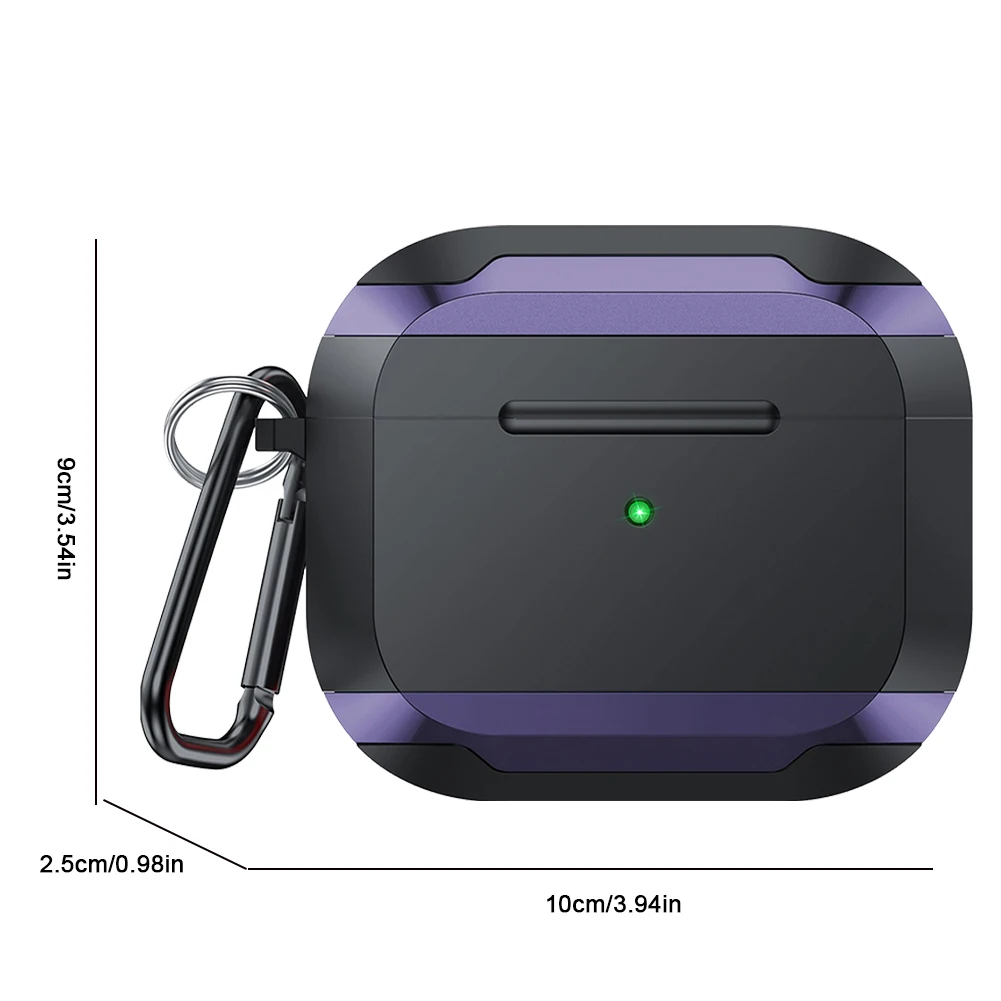 Caso do fone de ouvido para airpods 4 caso do fone de ouvido à prova de choque capa protetora de corpo inteiro proteção contra queda capa de fone de ouvido para airpods 4