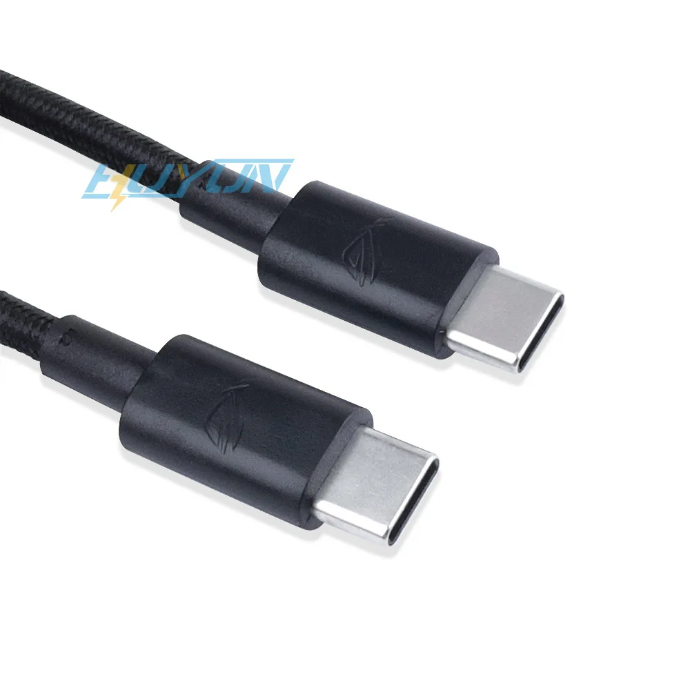 1.2m Charging line For ASUS ROG Double Type-c Universal PD Protocol braided Network Quick Charge cable