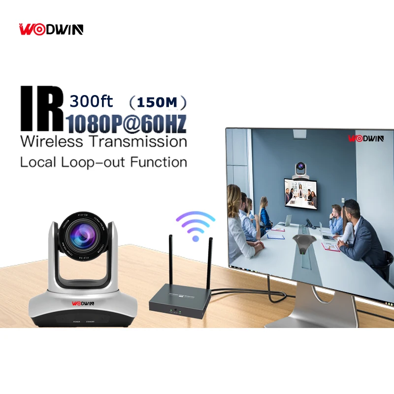 Grosir HD 1080P Wifi Extender jarak jauh 150M 200M Audio Video pemancar penerima Wireless Extender