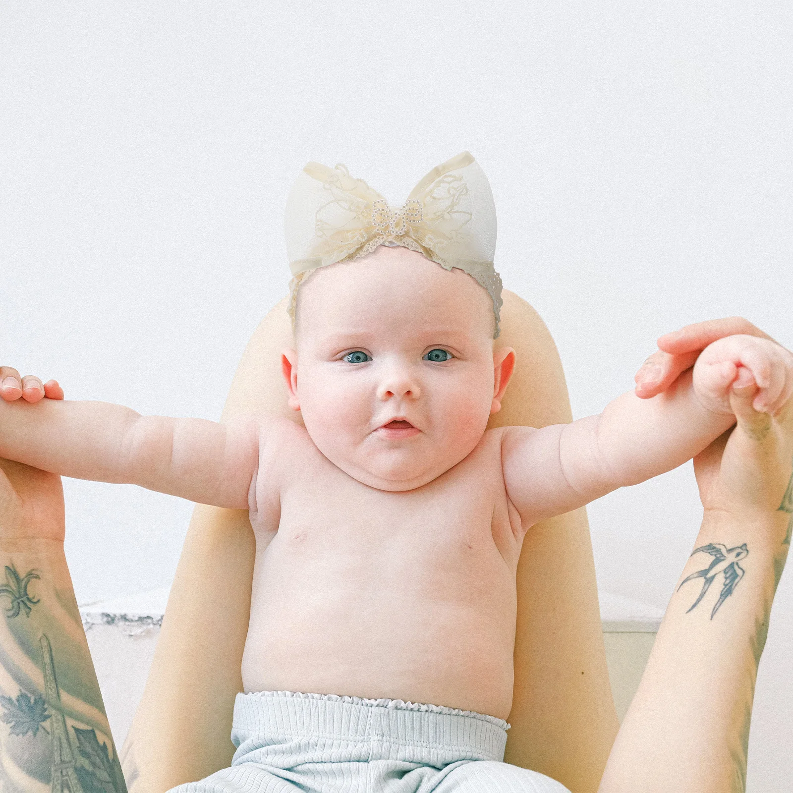 

Adorable Baby Girl Lace Bow Headband Newborn Infant Toddler Hair Accessory Big Bows for Girls Princess Headdress Fashion