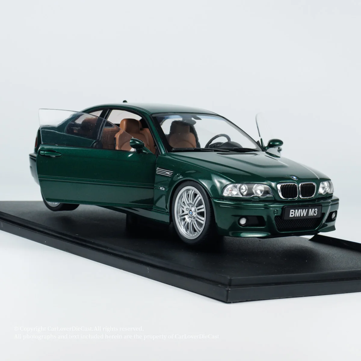 Diecast Solido Scala 1:18 BMW E46 M3 COUPE VERDE 2000 simulazione modello di auto in lega Giocattolo da collezione Regalo Souvenir Display