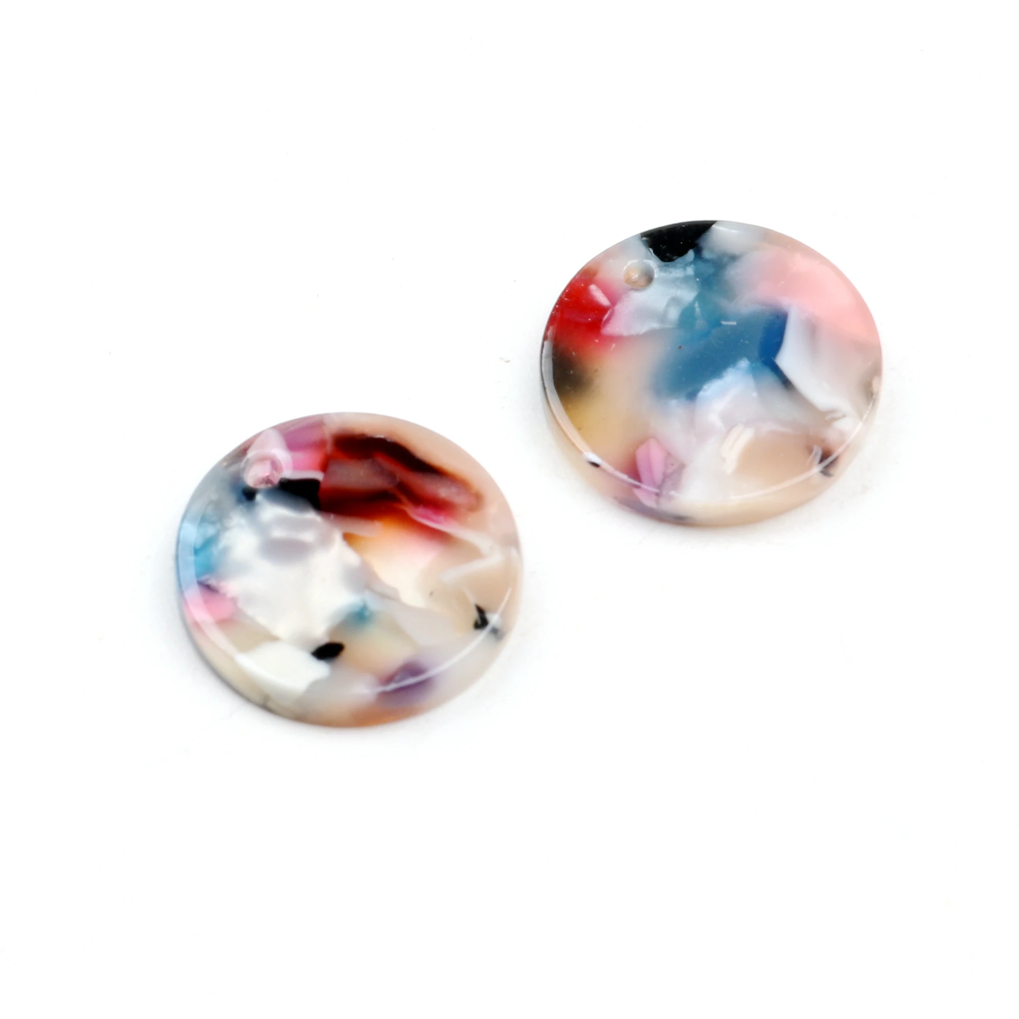 Leopard Print Tortoise Shell Earring Charm for Jewelry Making