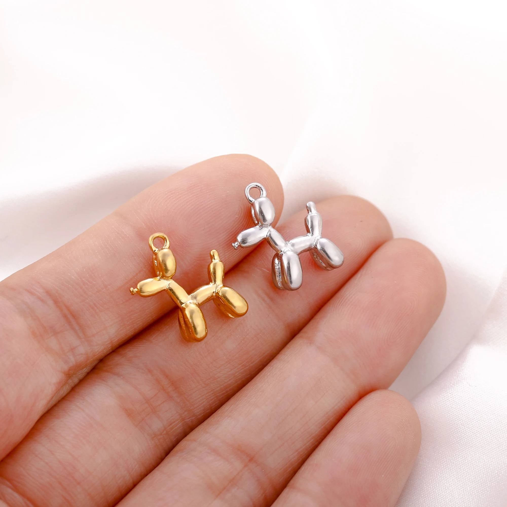 3PCS Edelstahl Herz Schmetterling Sonnenblume Schlange Niedlichen Hund Charms Für Schmuck Machen Liefert Diy Halskette Ohrringe Armband – Detail 9
