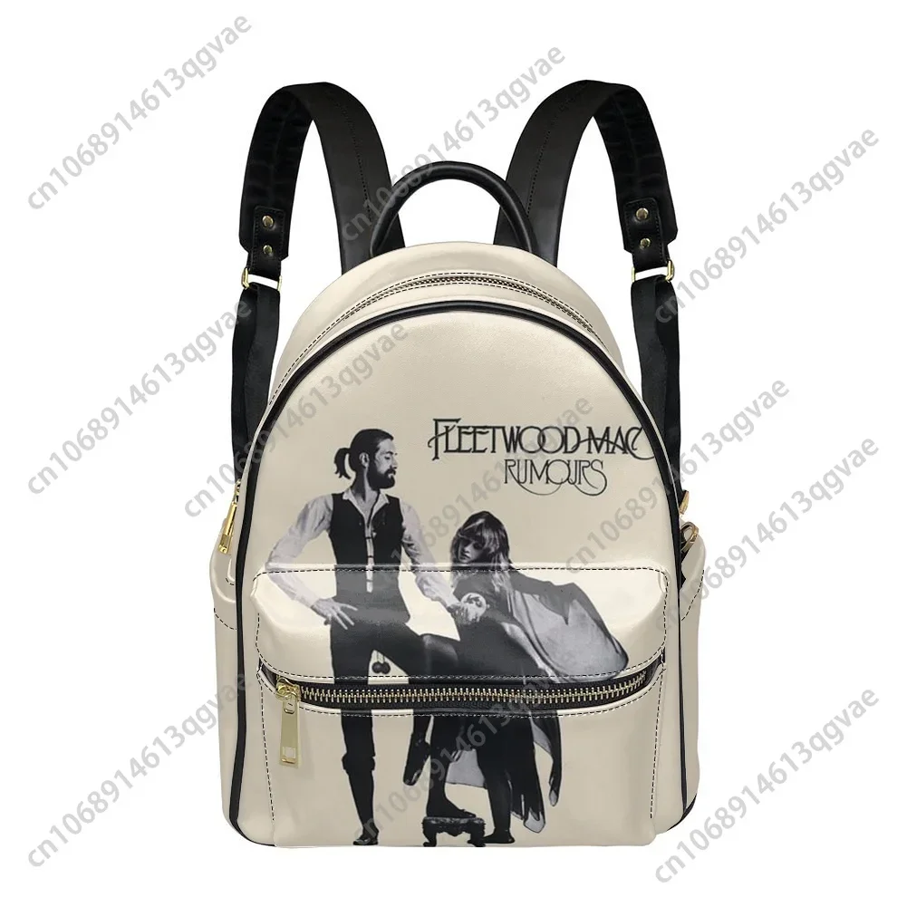 Fleetwood Mac Blues Rock Band Backpack Womens Men Personalized Double Shoulder Bag Business Travel Bookbag Rucksack Gift Daypack