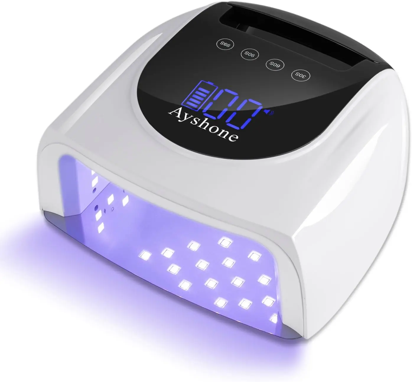 

96W Cordless UV Nail Lamp with Fast Charger, 4 Timers & Smart Sensor for Gel Nails