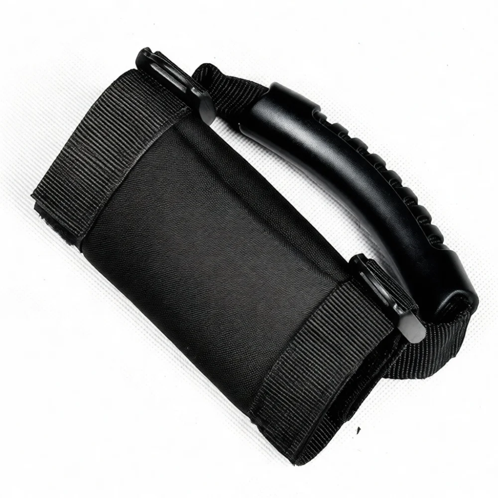 Non Slip UTV Grab Handle Strap For Polaris RZR ATV Roll Bar Grip Support Safety Assist Interior Modifications Black